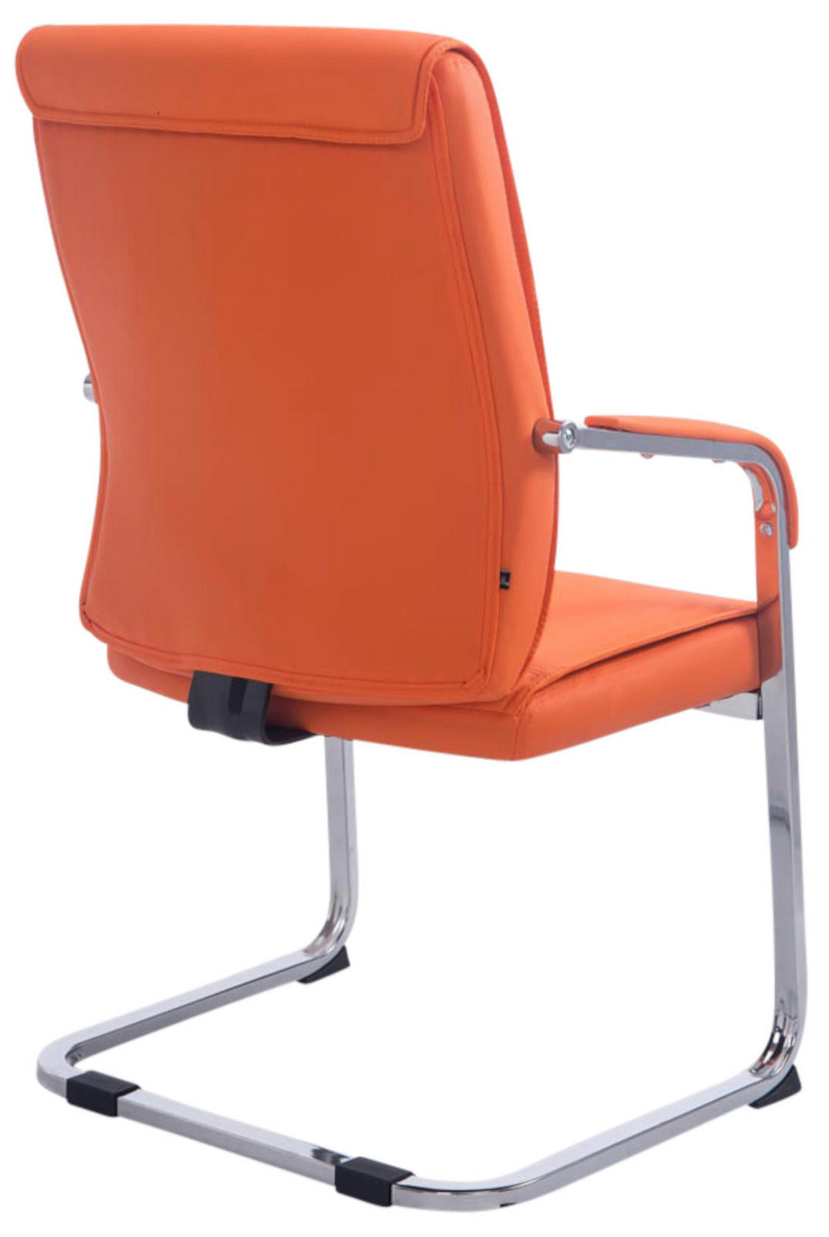 SCHWINGSTUHL 2er Set Lederlook orange - Orange, Textil/Metall (58/102/65cm) - CLP