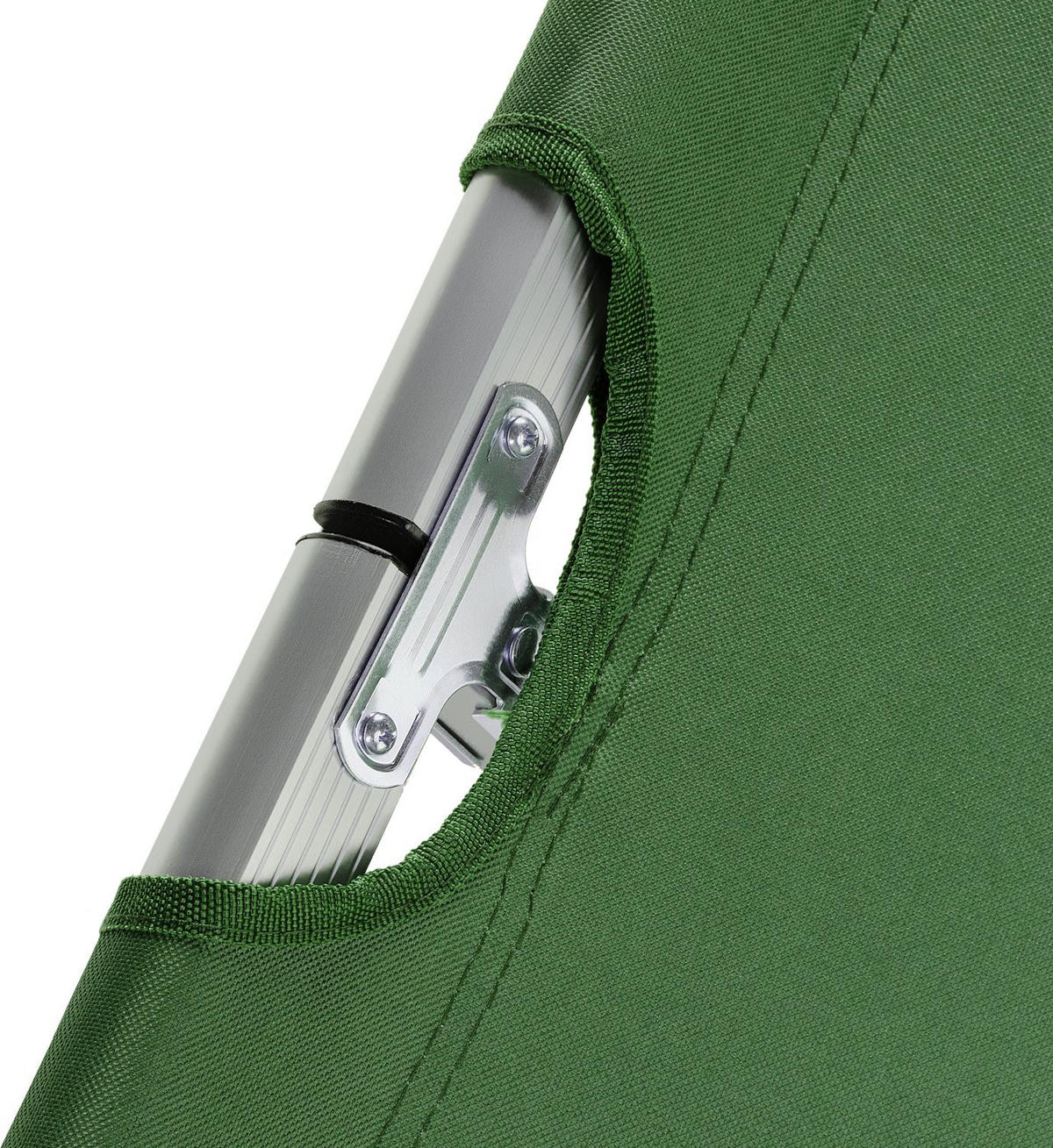 CAMPINGBETT 203/62/45 cm - Grün, Textil/Metall (203/45/62cm) - Outtec