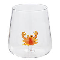TRINKGLAS Sunn Joy mit Krabbe - Transparent, Glas (0.4L) - Butlers