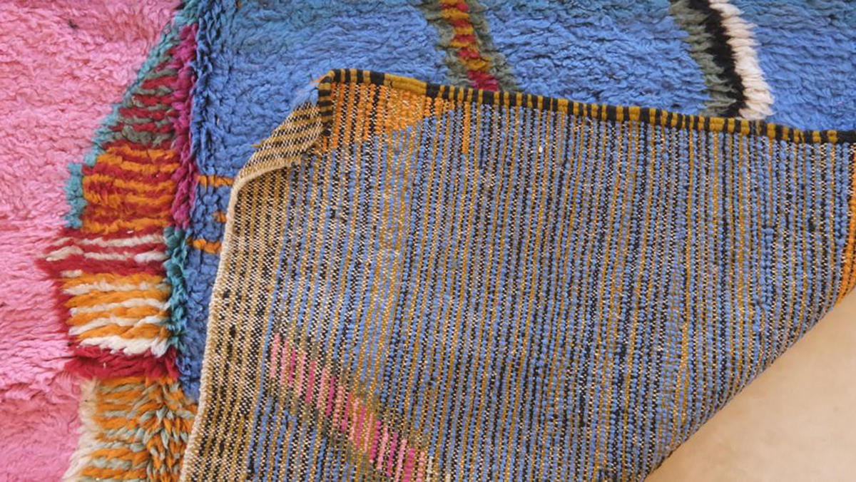 BERBERTEPPICH aus Marokko aus Wolle farbig mehrfarbig - Multicolor, Naturmaterialien (200/286cm) - AFK Living