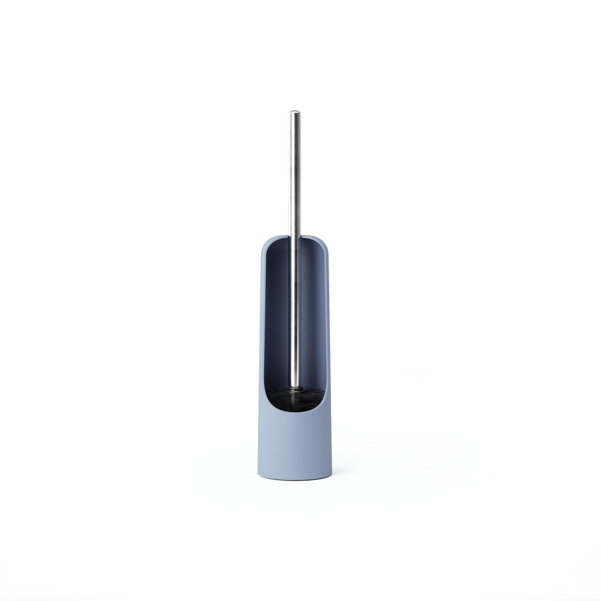TOILETTENBÜRSTEHALTER Touch, Schieferblau - Blau, Kunststoff (9/44/9cm) - Umbra