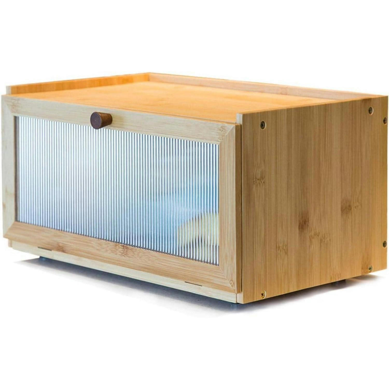 BROTKASTEN Bambus 40 cm - Hellbraun, Naturmaterialien (25/20/40cm)