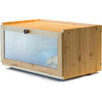 BROTKASTEN Bambus 40 cm - Hellbraun, Naturmaterialien (25/20/40cm)