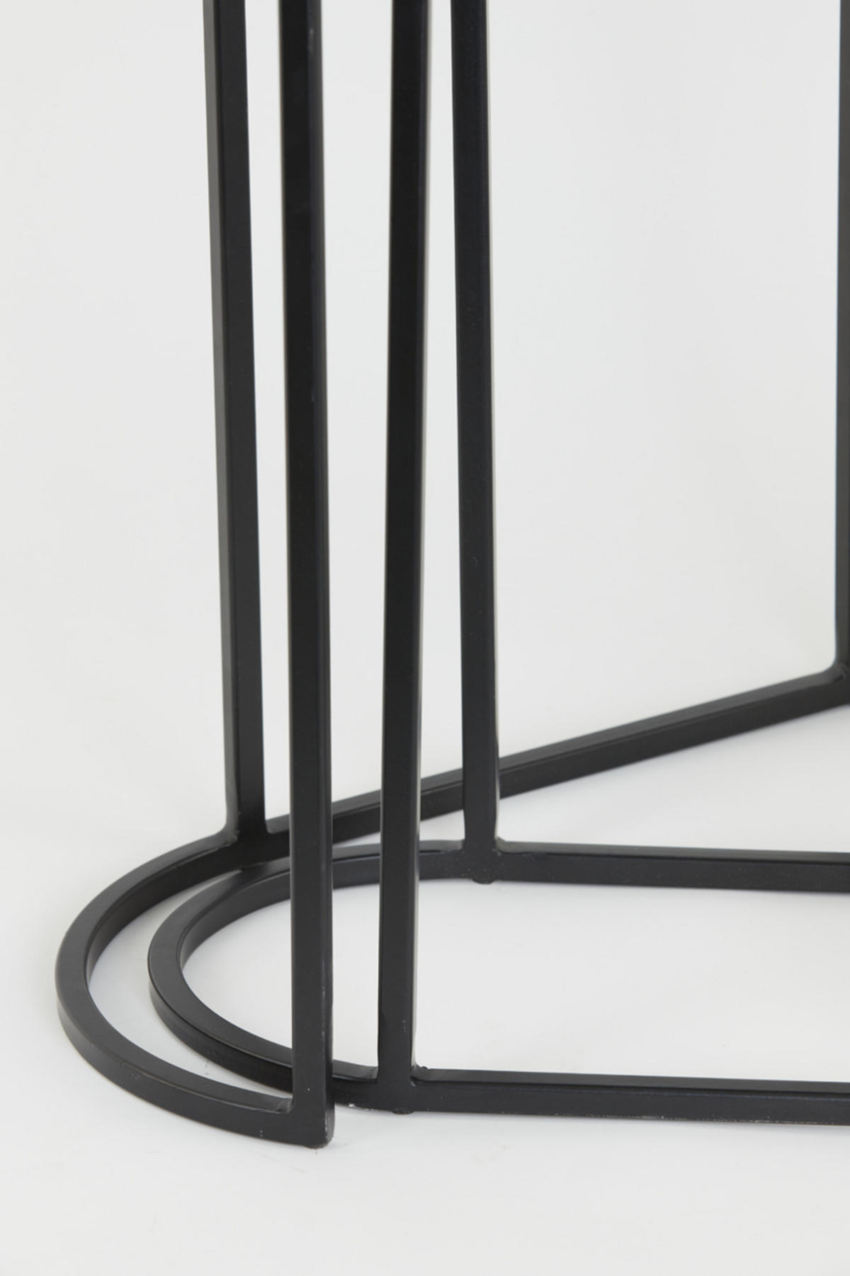 BEISTELLTISCH Bocov Schwarz 53/26/53 cm 2er-Set - Schwarz, Metall (53/26/53cm) - Light & Living