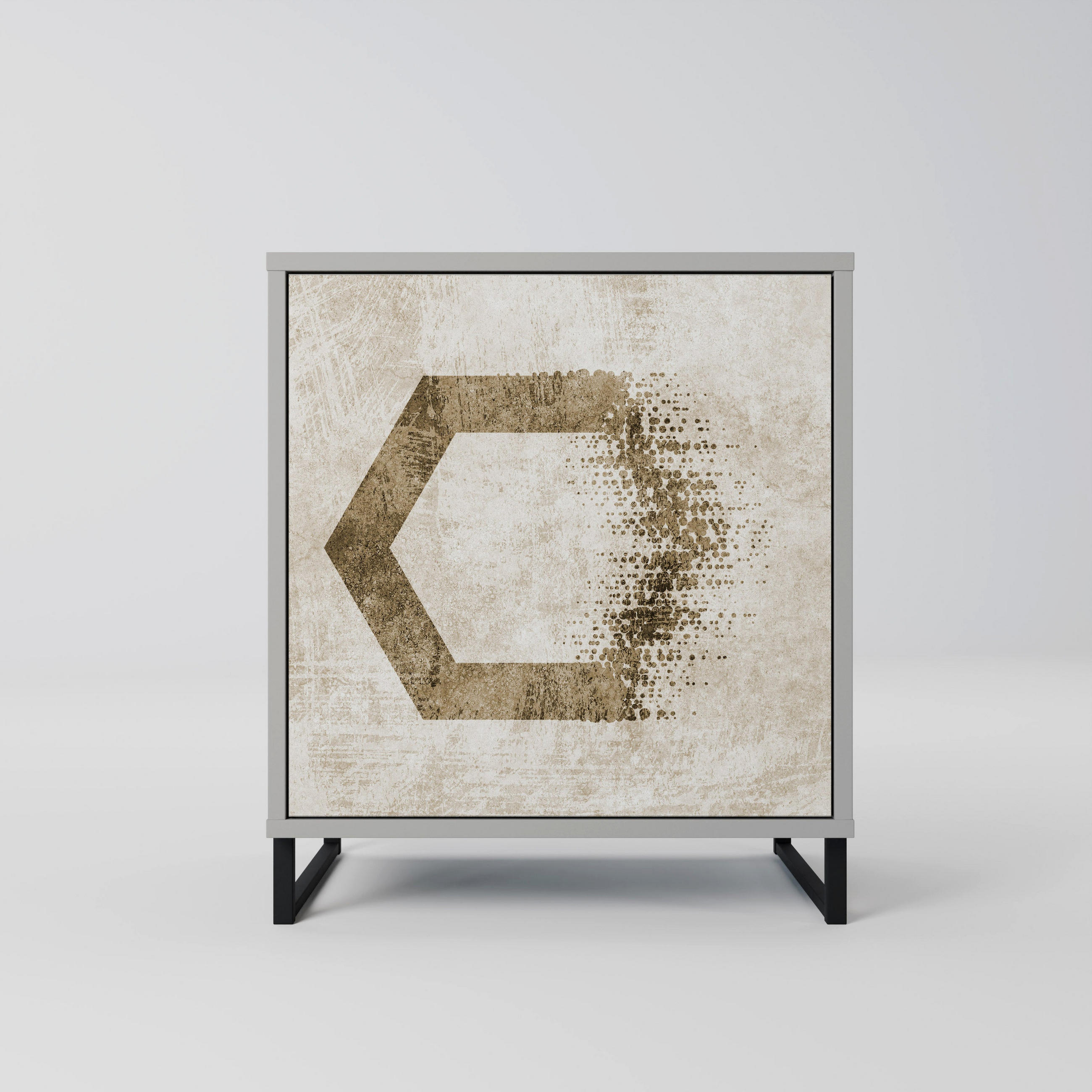 SpaceRebels Sideboard Grau 57.5x67.5x42 cm