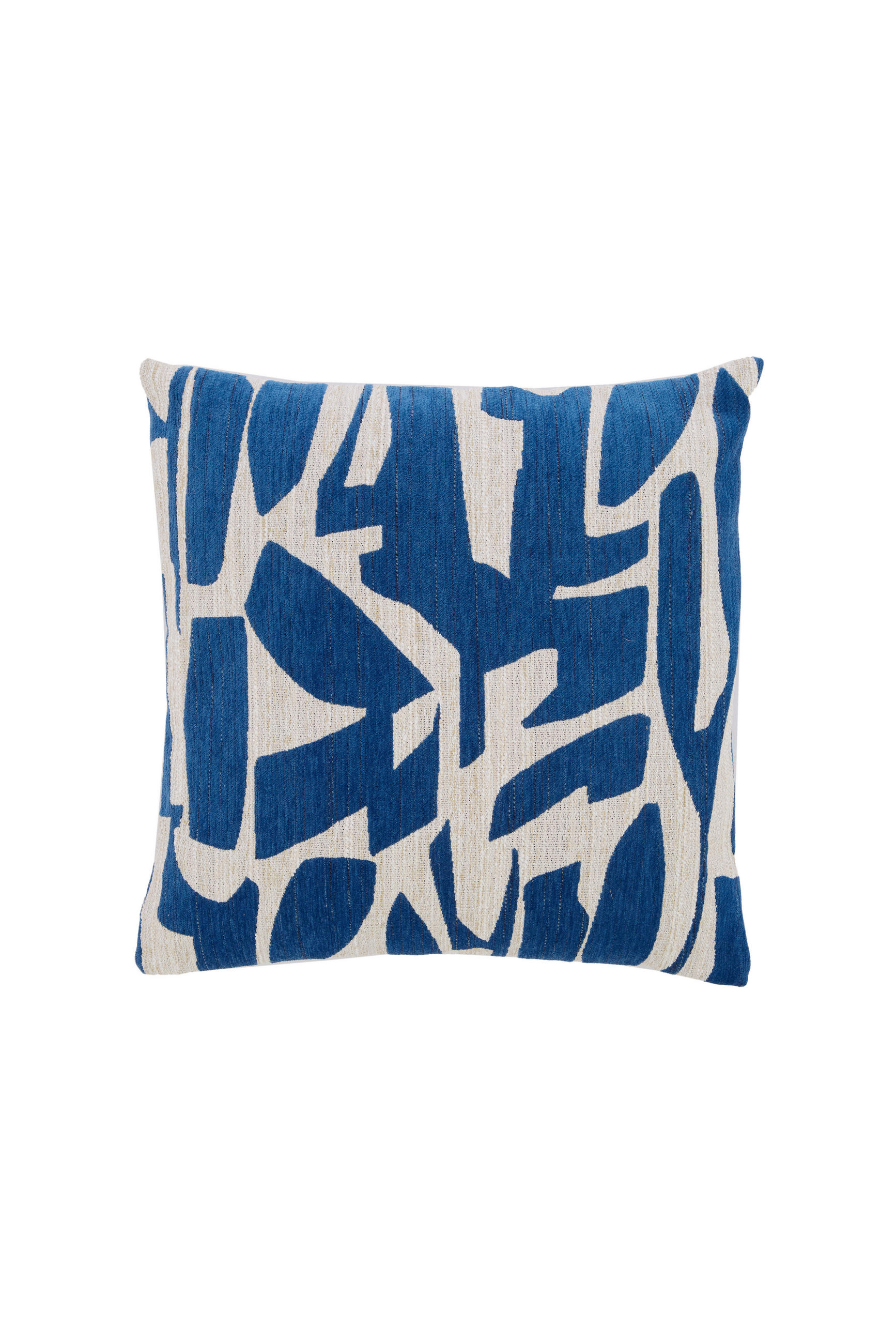 DEKOKISSEN Peoria Blau 45/45/10 cm - Blau, Textil (45/45cm) - Light & Living