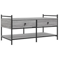 COUCHTISCH Grau Sonoma 99x50x50 cm Holzwerkstoff - Grau, Holzwerkstoff (50/99/50cm) - furnicato
