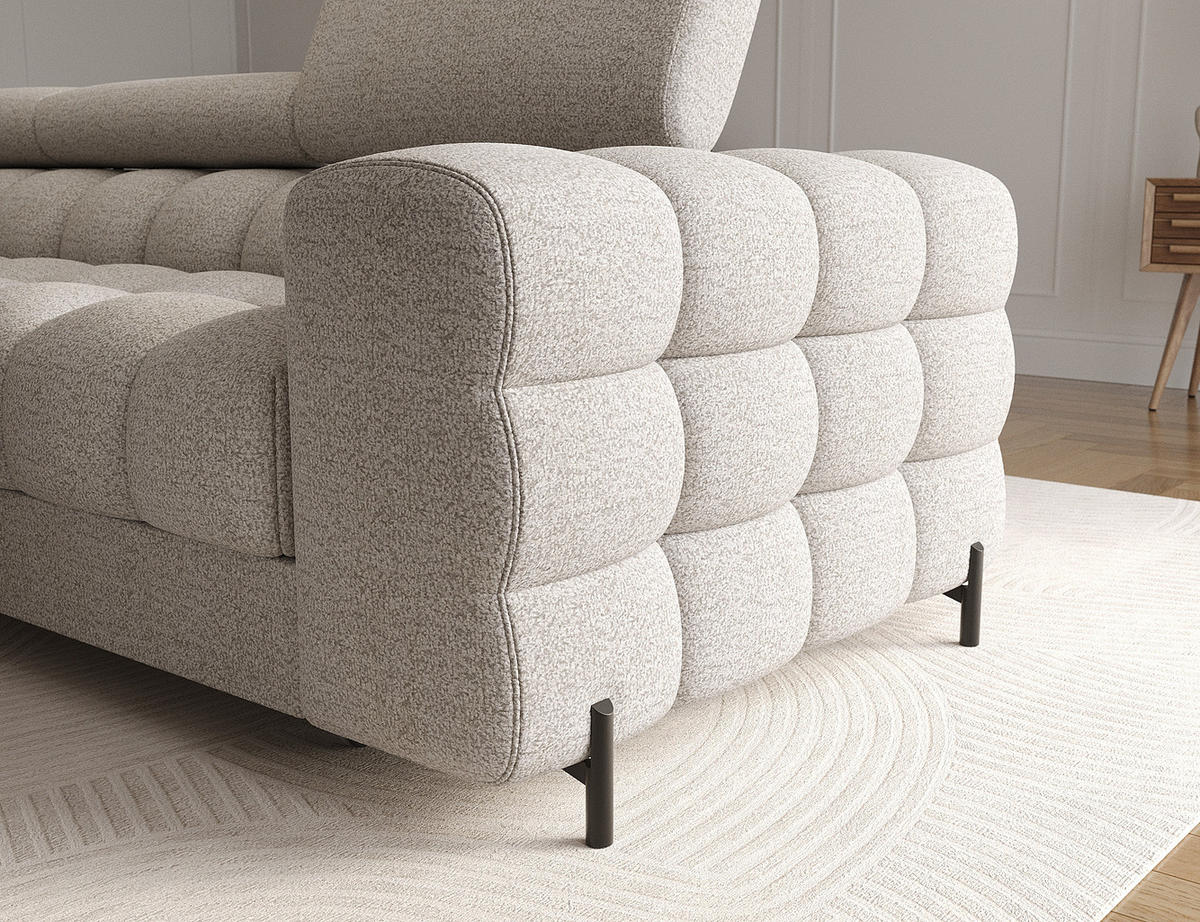 ECKSOFA Neviro L - Braun (Royal 20) - Braun, Holzwerkstoff (285/181cm) - Möblo