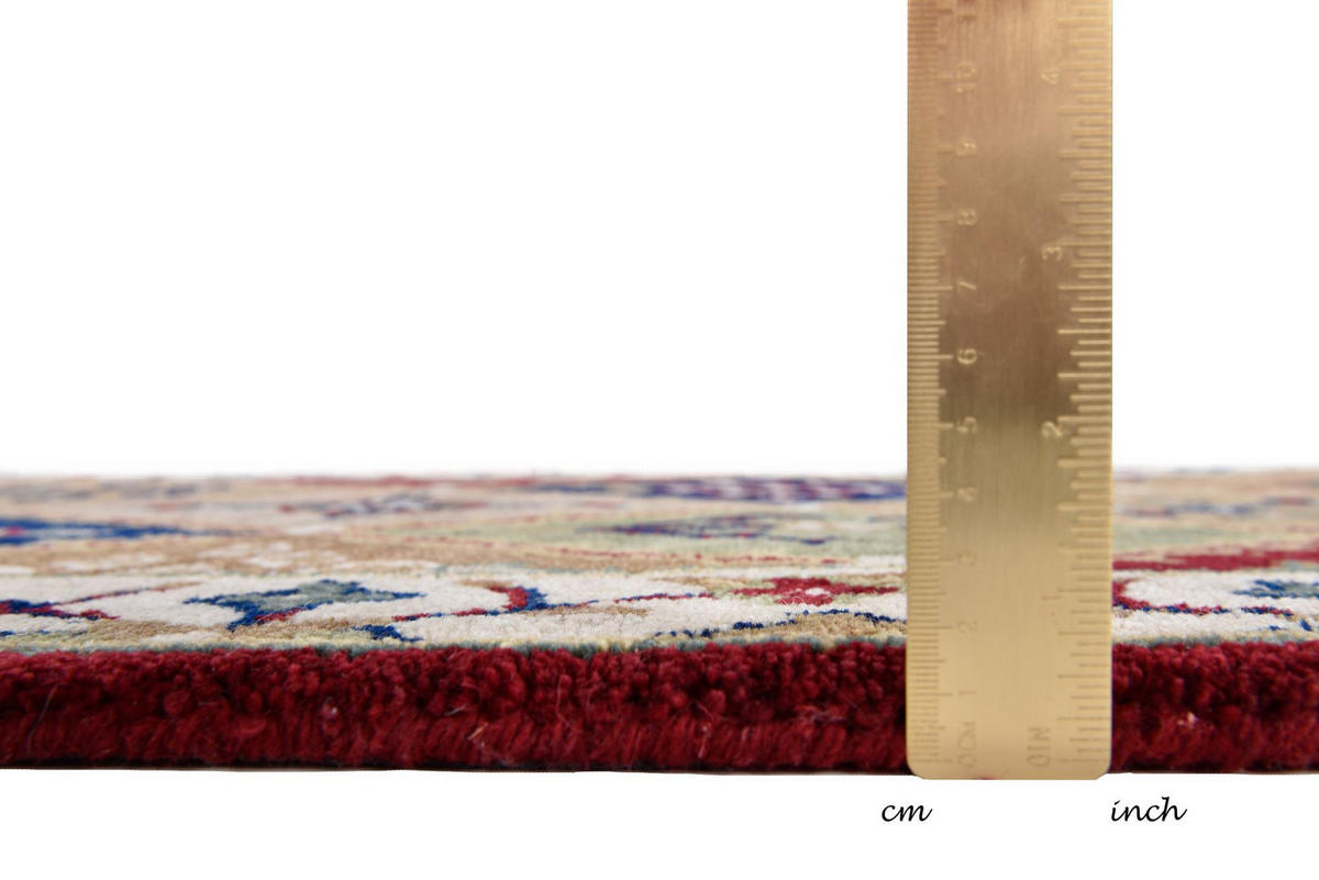 HANDTUFTTEPPICH Royal Ziegler 60x90 cm - Rot, Textil (60/90cm) - THEKO