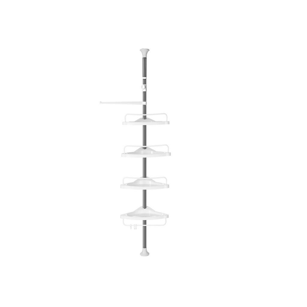 Thumbnail - Hansiro Duschregal, Weiß, Kunststoff, 24.5x300x34 cm, Badezimmer, Baden & Duschen, Duschablagen