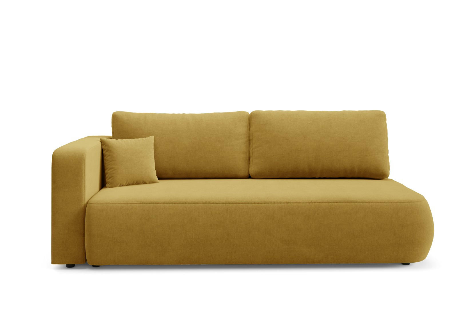 SCHLAFSOFA mit Bettkasten Gelb - Gelb/Schwarz, Holz/Holzwerkstoff (228/82/106cm) - Furnisell