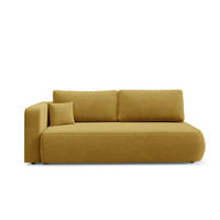 SCHLAFSOFA mit Bettkasten Gelb - Gelb/Schwarz, Holz/Holzwerkstoff (228/82/106cm) - Furnisell