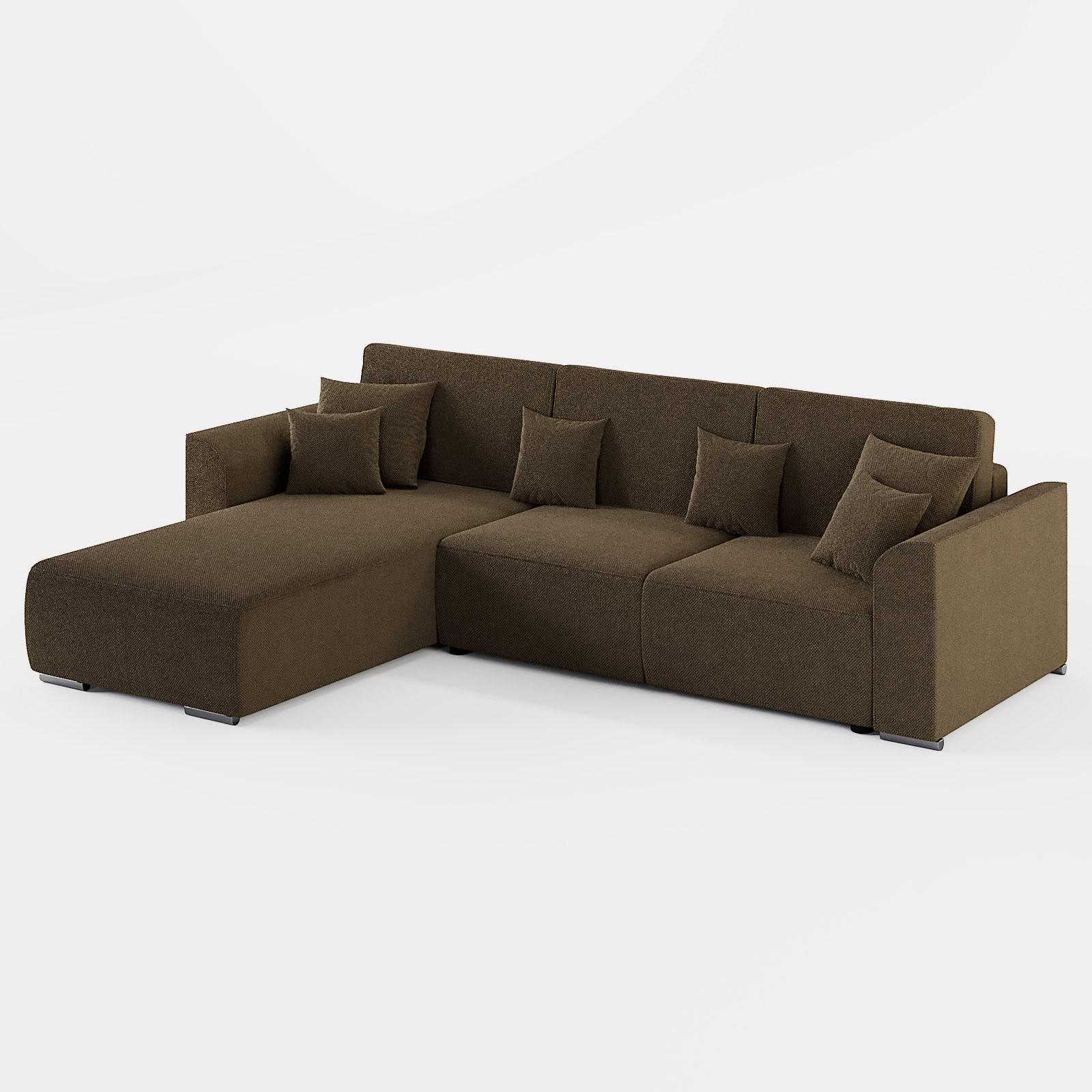 Barchello Ecksofa Braun 293x195 cm