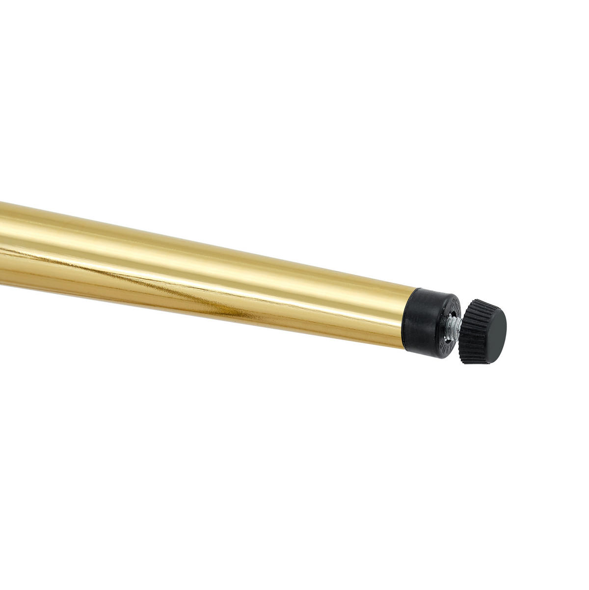 BARHOCKER 2er-Set 66 cm Transparent mit Metallgestell Gold - Goldfarben, Metall (48.5/102/48.5cm) - Meubliv