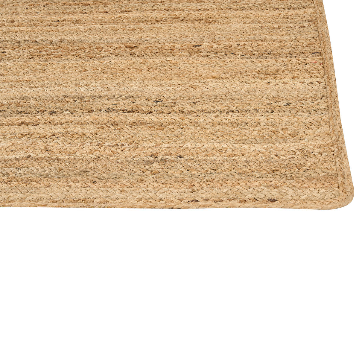 TEPPICH geflochten Beige 160/230 cm Bogazoren - Beige, Naturmaterialen (160/230cm) - Beliani