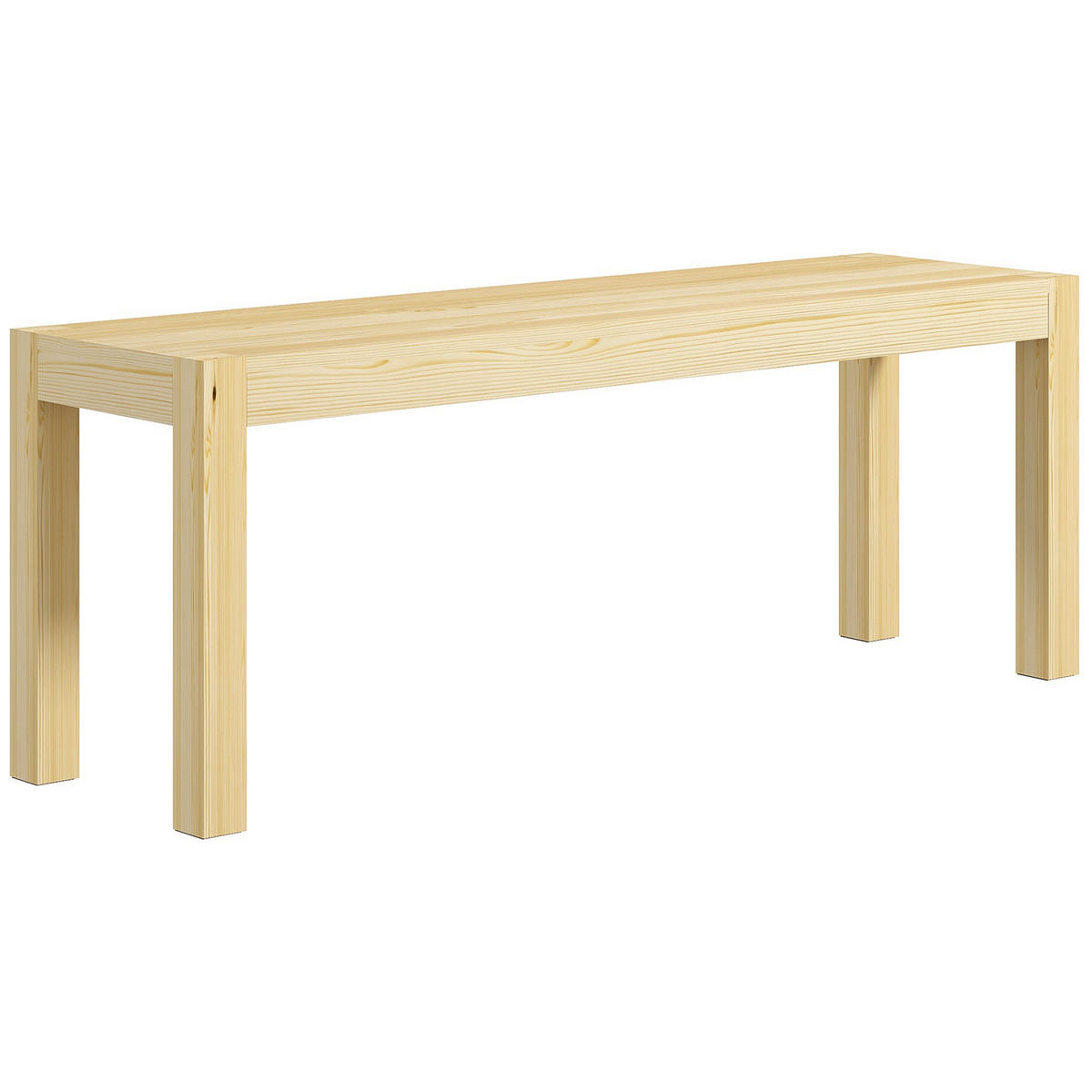 KÜCHENBANK im Landhaus-Stil, Kiefernholz, 120 x 33 x 45 cm, Natur - Naturfarben, Holz (33/45/120cm) - HOMCOM