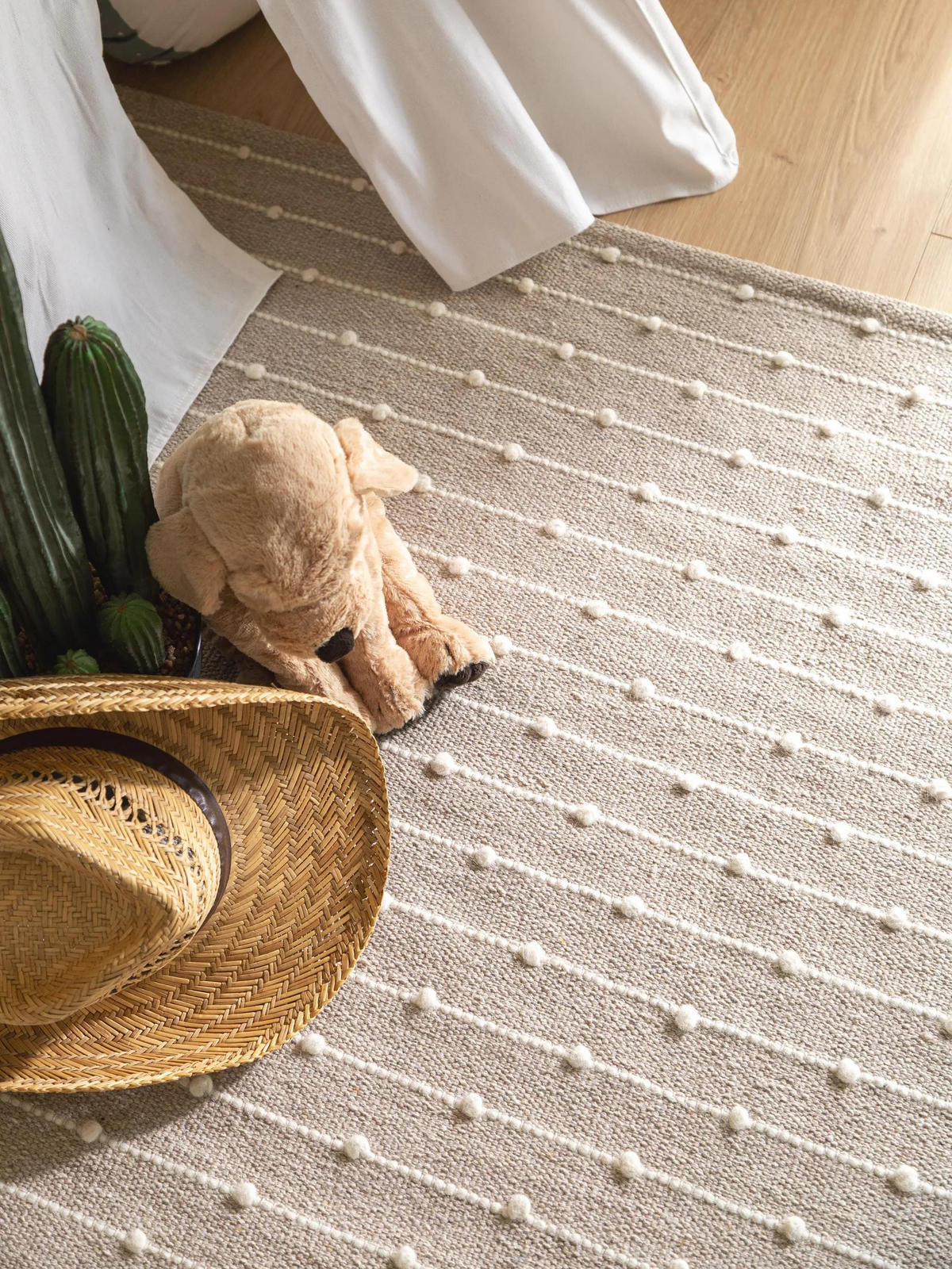 KINDERTEPPICH Lupo Beige 120x170 cm - Beige, Naturmaterialien/Textil (120/170cm) - Lytte