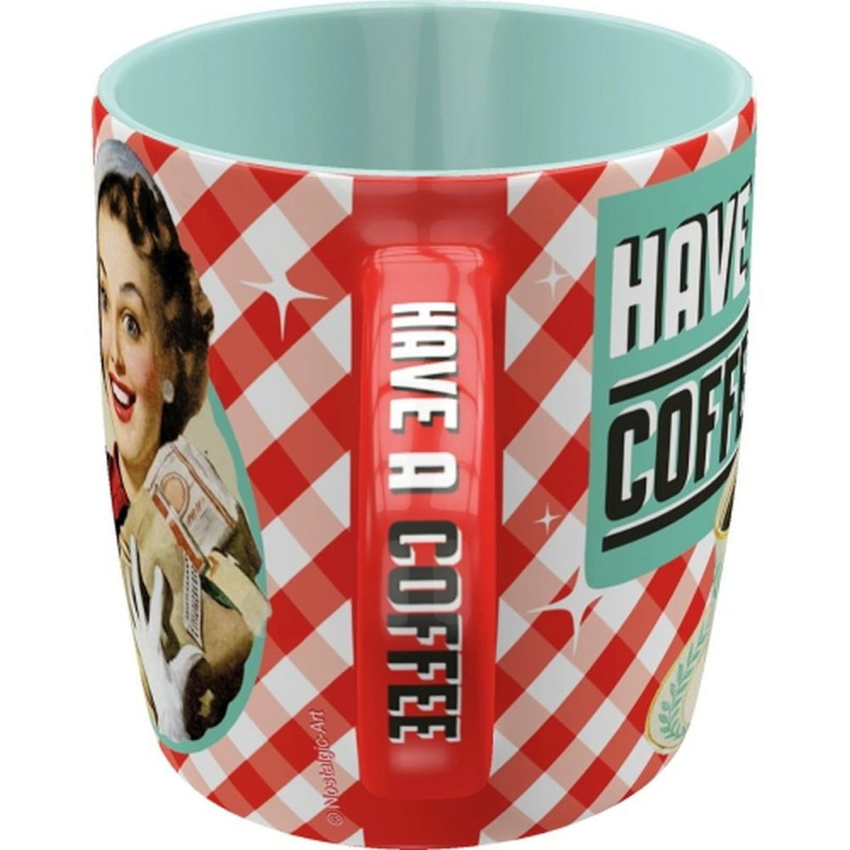 KAFFEETASSE 330 ml Say it 50's Have A Coffee - Multicolor, Keramik (0.33L) - Nostalgic-Art