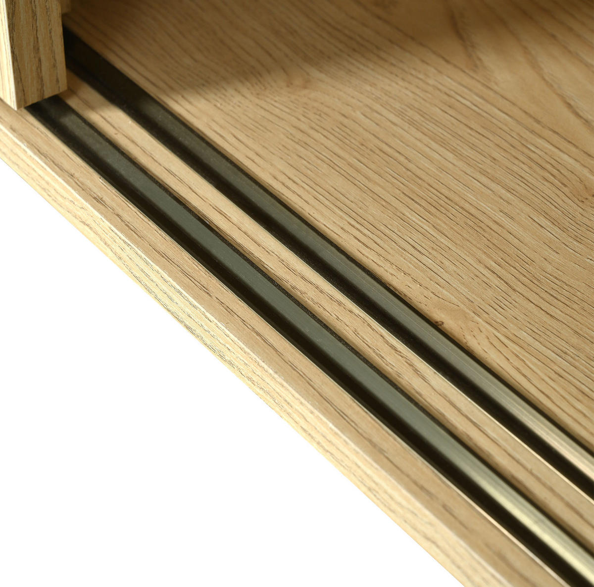 SIDEBOARD mit 3 Schubladen und 3 Türen 120 x 40 x 78 cm Eiche - Hellbraun, Holzwerkstoff (120/78/40cm) - Meubliv
