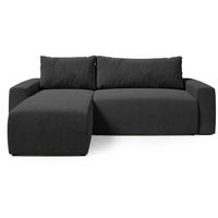 ECKSOFA PLUSH mit Schlaffunktion Anthrazit Boucle - Anthrazit, Textil (240/145cm) - Bromarkt