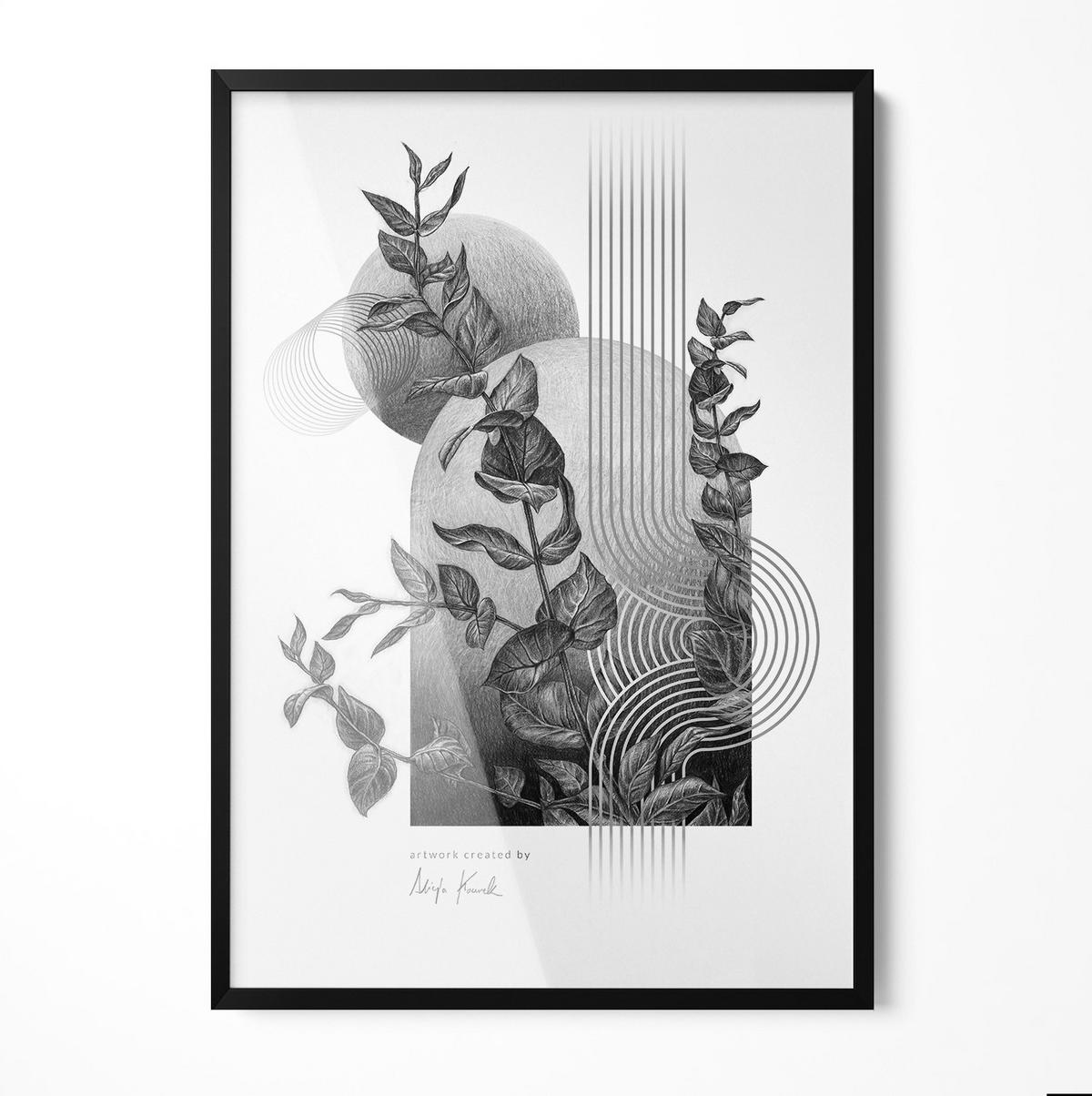 BILDERRAHMEN - Schwarz, Kunststoff (70/100/1.5cm) - Wallfluent