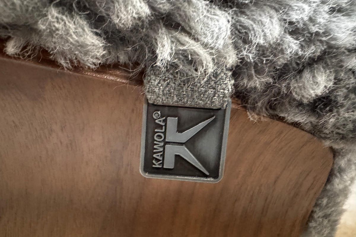 RELAXSESSEL SILVA Hellgrau Schaffell Relaxfunktion - Hellgrau/Schwarz, Naturmaterialien/Fell (77/106/86cm) - KAWOLA