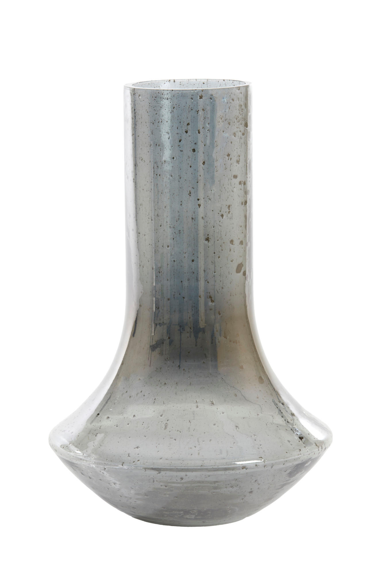 VASE Leanna Grau Ø25/40 cm - Grau, Glas (25/40cm) - Light & Living