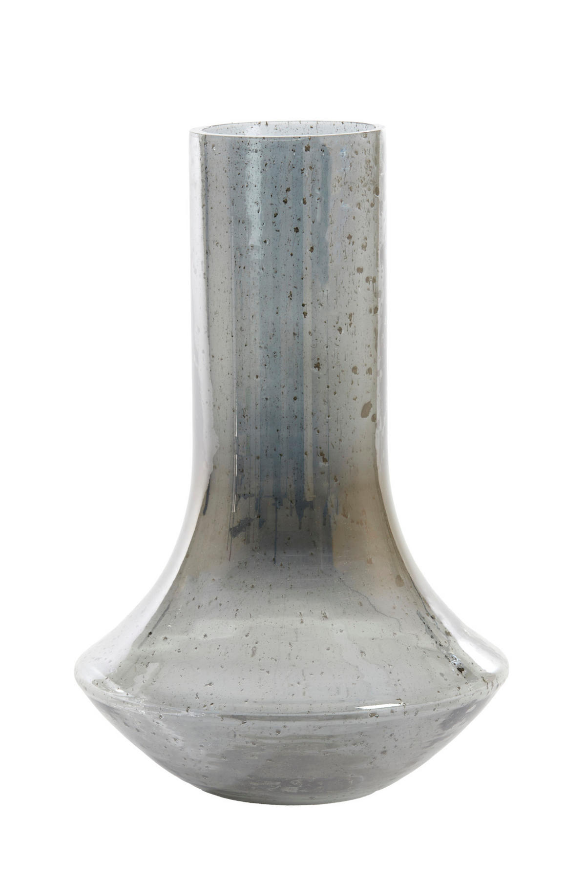 VASE Leanna Grau Ø25/40 cm - Grau, Glas (25/40cm) - Light & Living