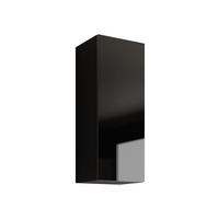 HÄNGEVITRINE 90 Vigo - Schwarz Hochglanz/Schwarz, Holzwerkstoff (35/90/32cm) - MIRJAN24