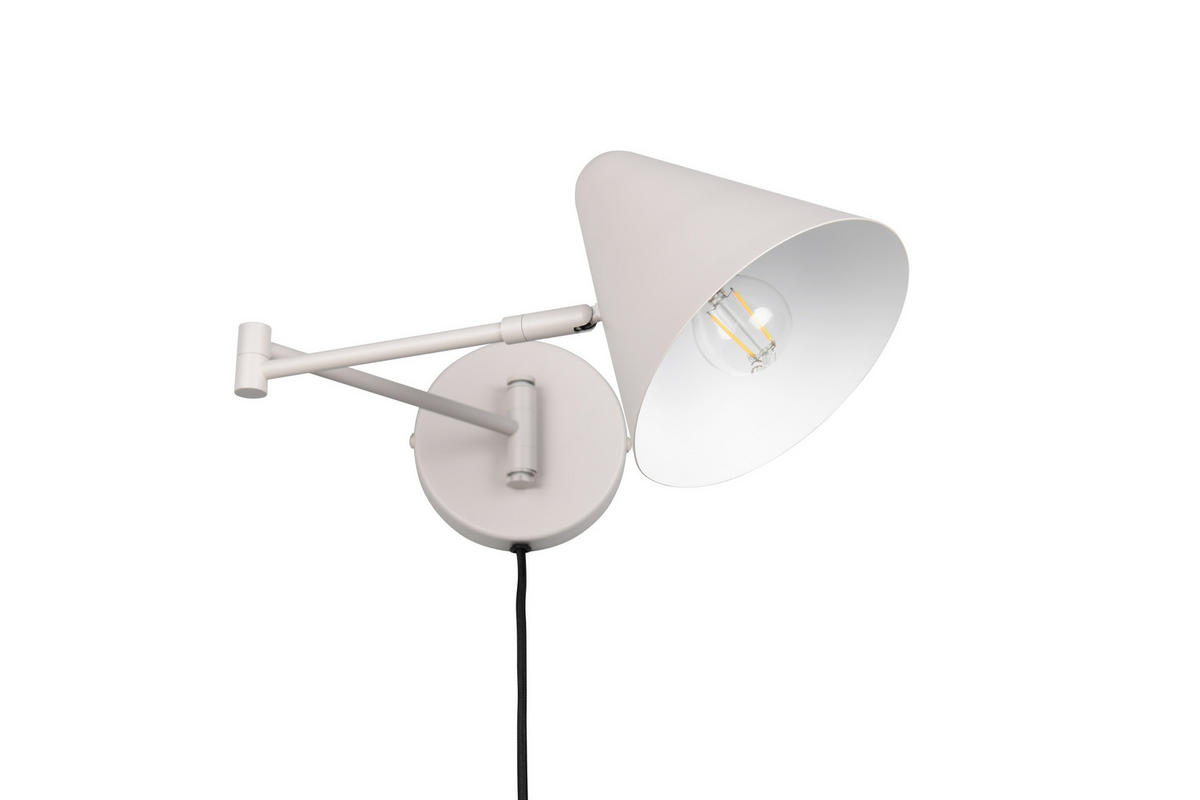WANDLEUCHTE COSIMA - Grau - 15/15/16 cm - Grau, Metall (54/16/54cm) - Trio Leuchten