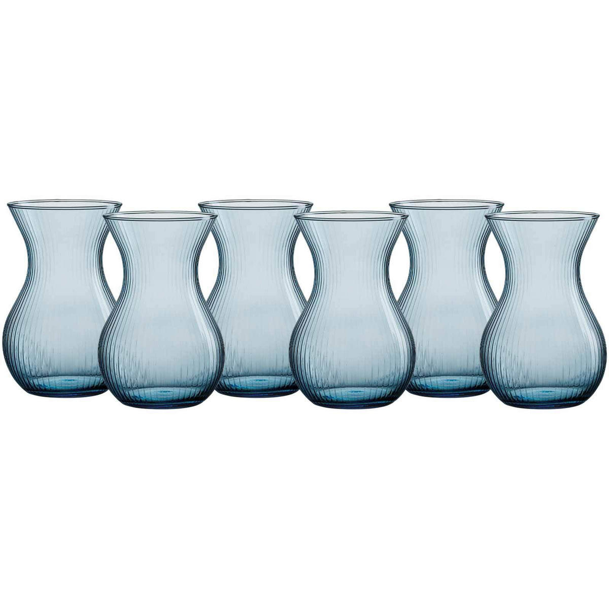 VASEN Rosalie Blau 18 cm 6er Set - Blau, Glas (18cm) - Ritzenhoff Breker
