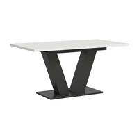 ESSTISCH MOTION (B/H/T: ca. 150/76/90 cm) in grau/weiß - Grau, Holzwerkstoff (90/150/76cm)