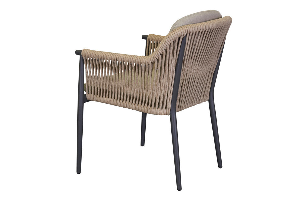 GARTENSTUHL Balu 2, Metall, Beige - Beige, Metall (59/78.5/61cm) - dasmöbelwerk