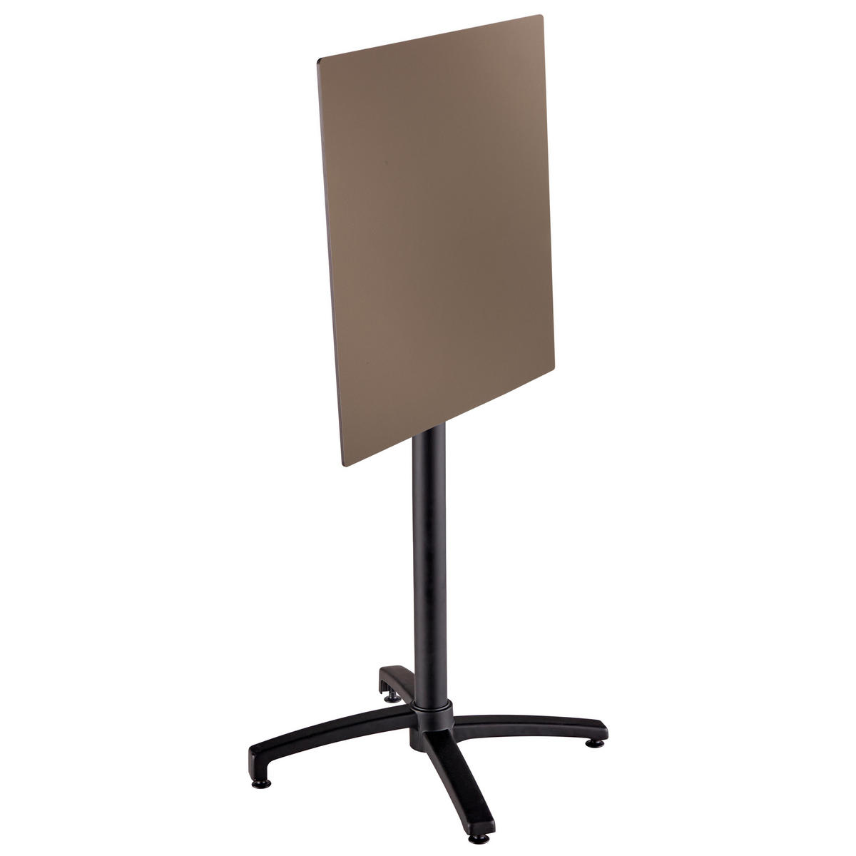 GARTENSET 3-tlg., Taupe - Taupe/Schwarz, Kunststoff - Oviala