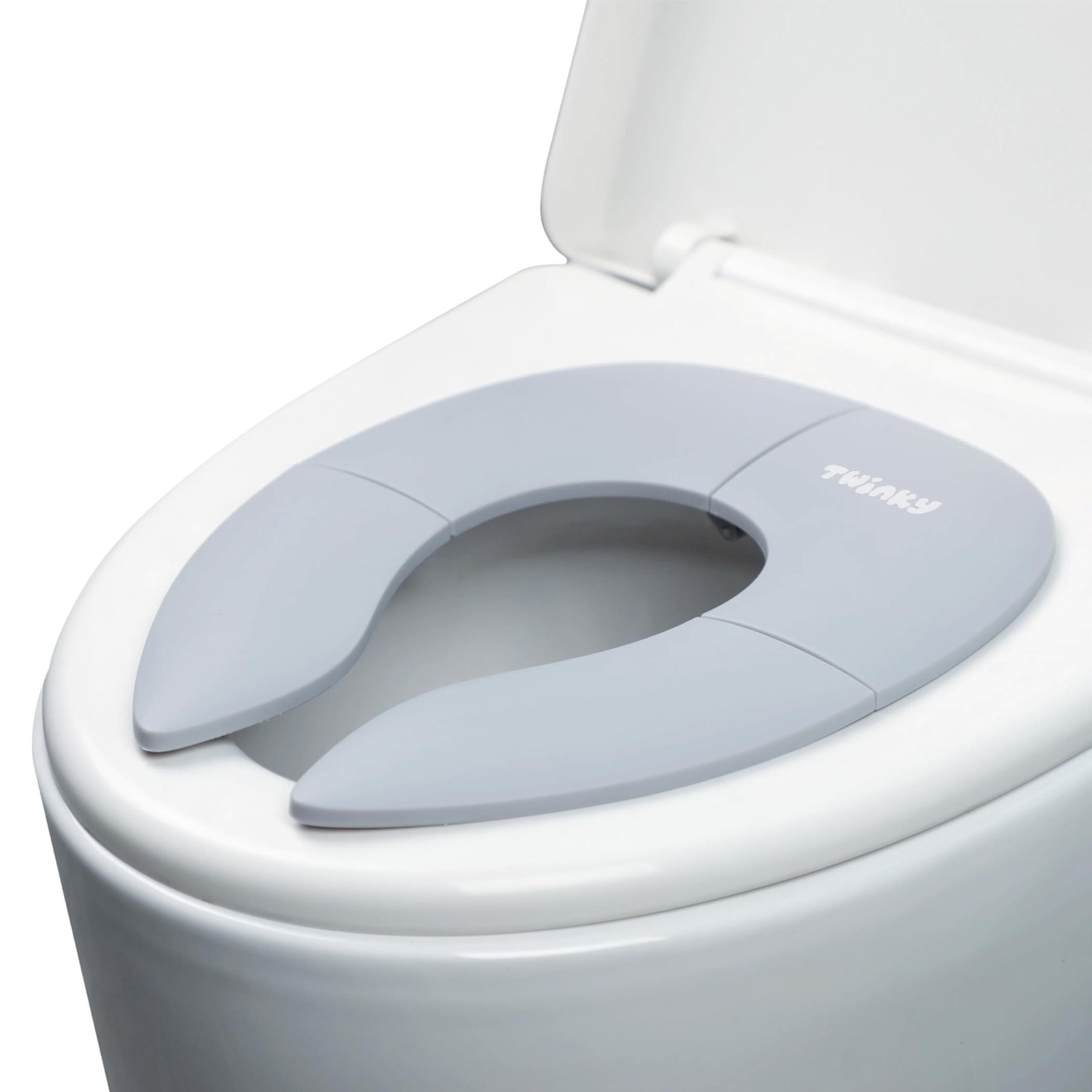 TOILETTENTRAINER Mini Potty 2-in-1 WC Reduzierer Grau - Grau, Kunststoff (29/36cm) - Twinky