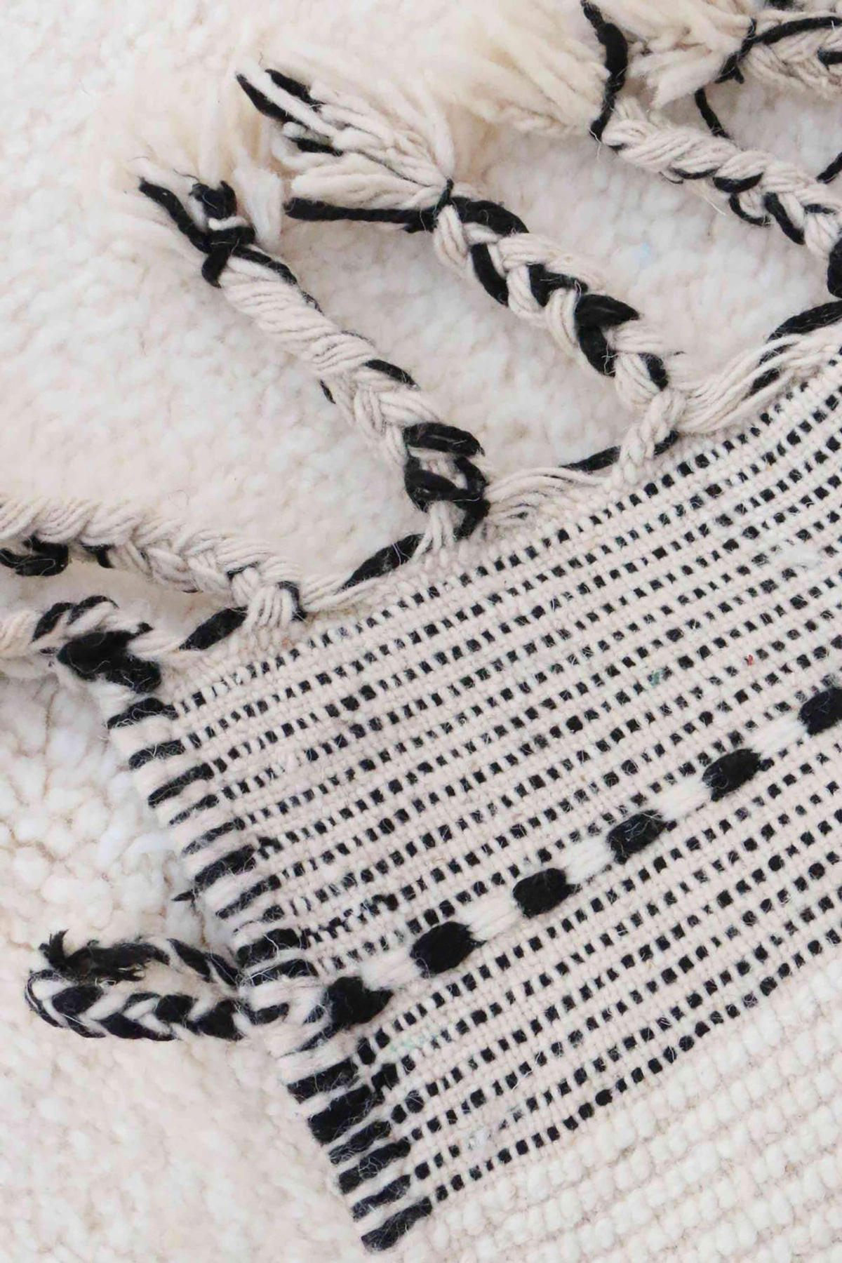 BERBERTEPPICH aus reiner Wolle 165x 226 cm - Beige, Naturmaterialien (165/226cm) - AFK Living