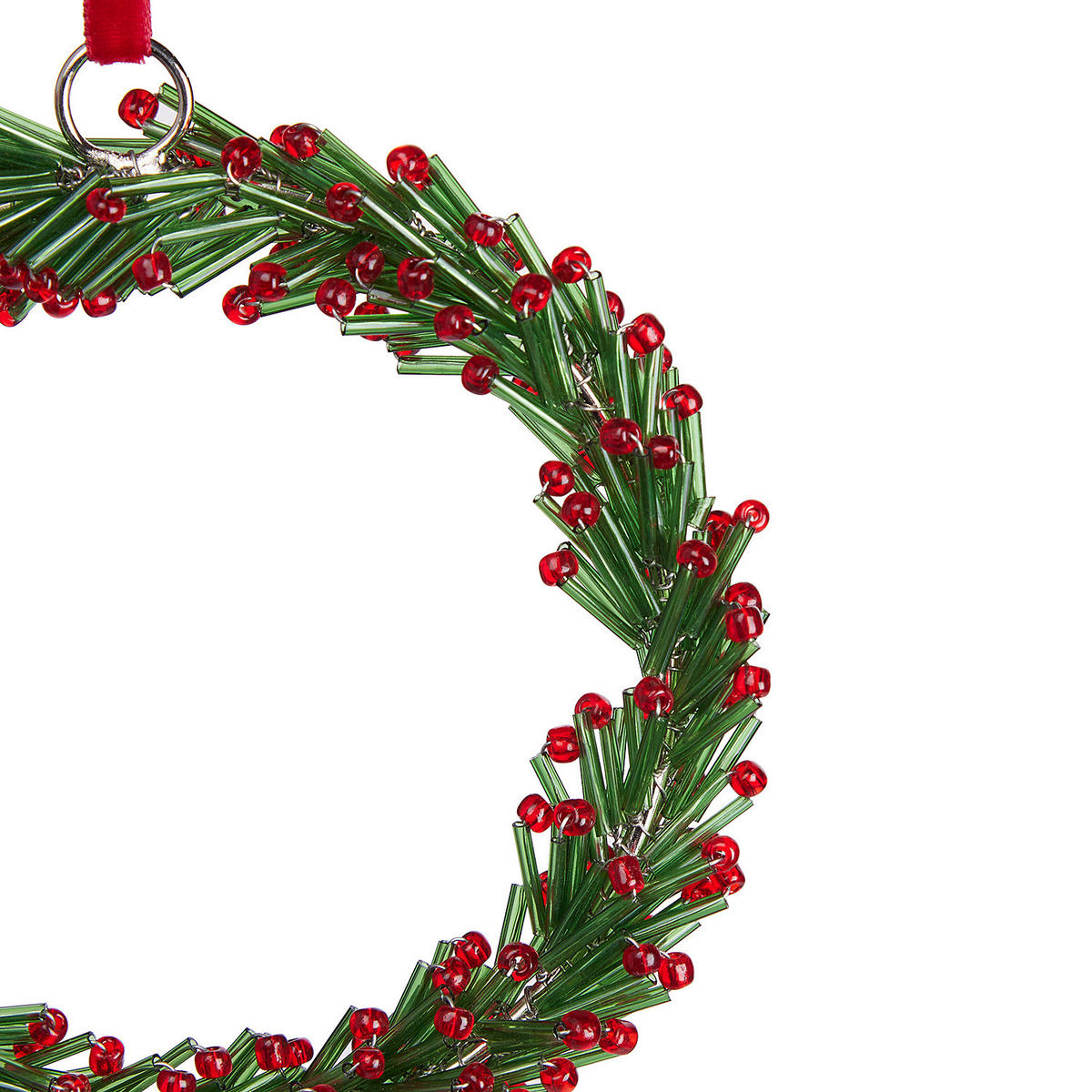 KRANZ X-Mas - Grün, Glas (0.5cm) - Butlers