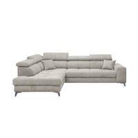 ECKSOFA mit elektrischer Wallaway-Funktion und vielseitigen Anpassungsmöglichkeiten - Beige, Textil (282/198cm) - ed exciting design