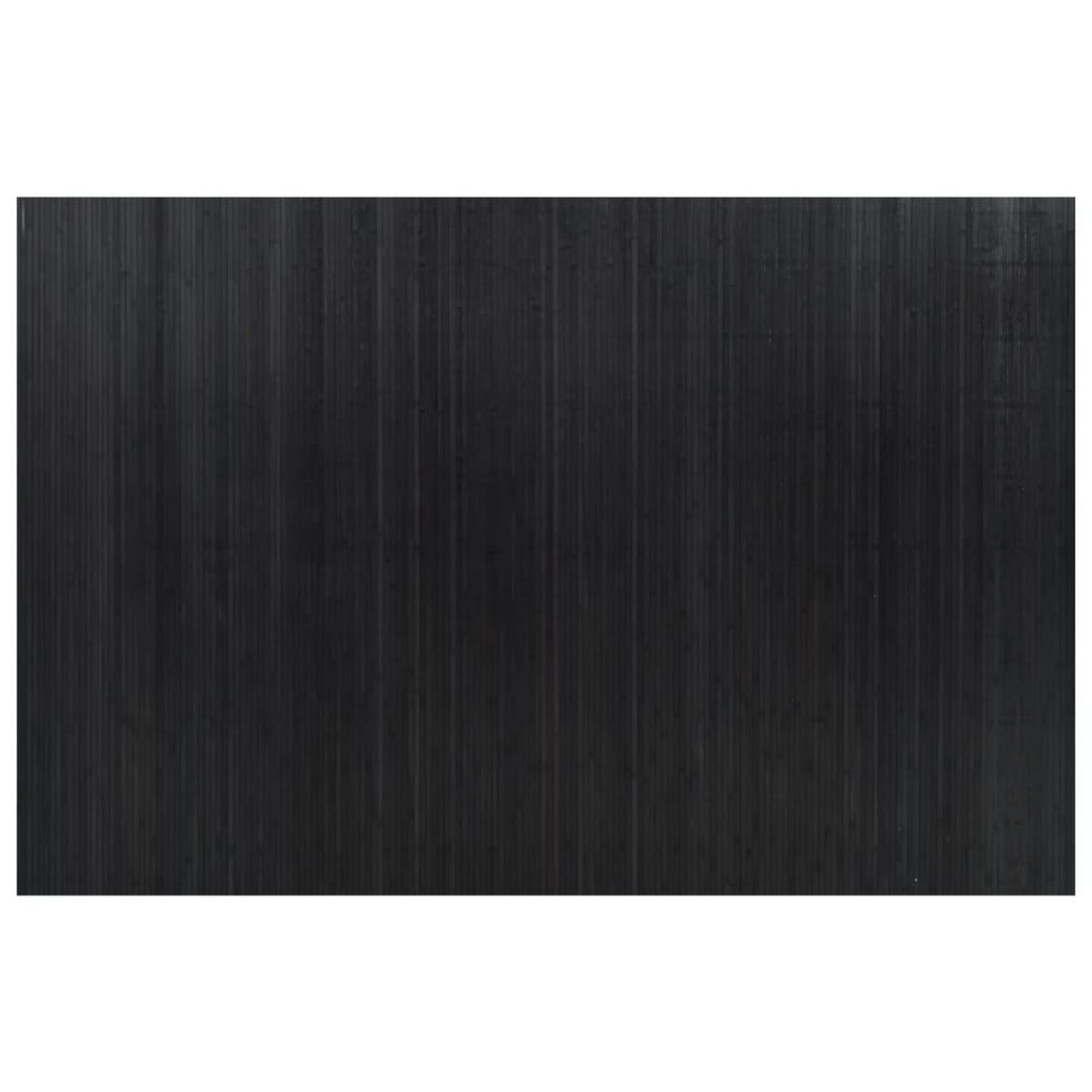 PARAVENT Schwarz Breite 250 Cm Höhe 165 Cm Bambus - Schwarz, Holz (0.2/165/250cm) - vidaXL