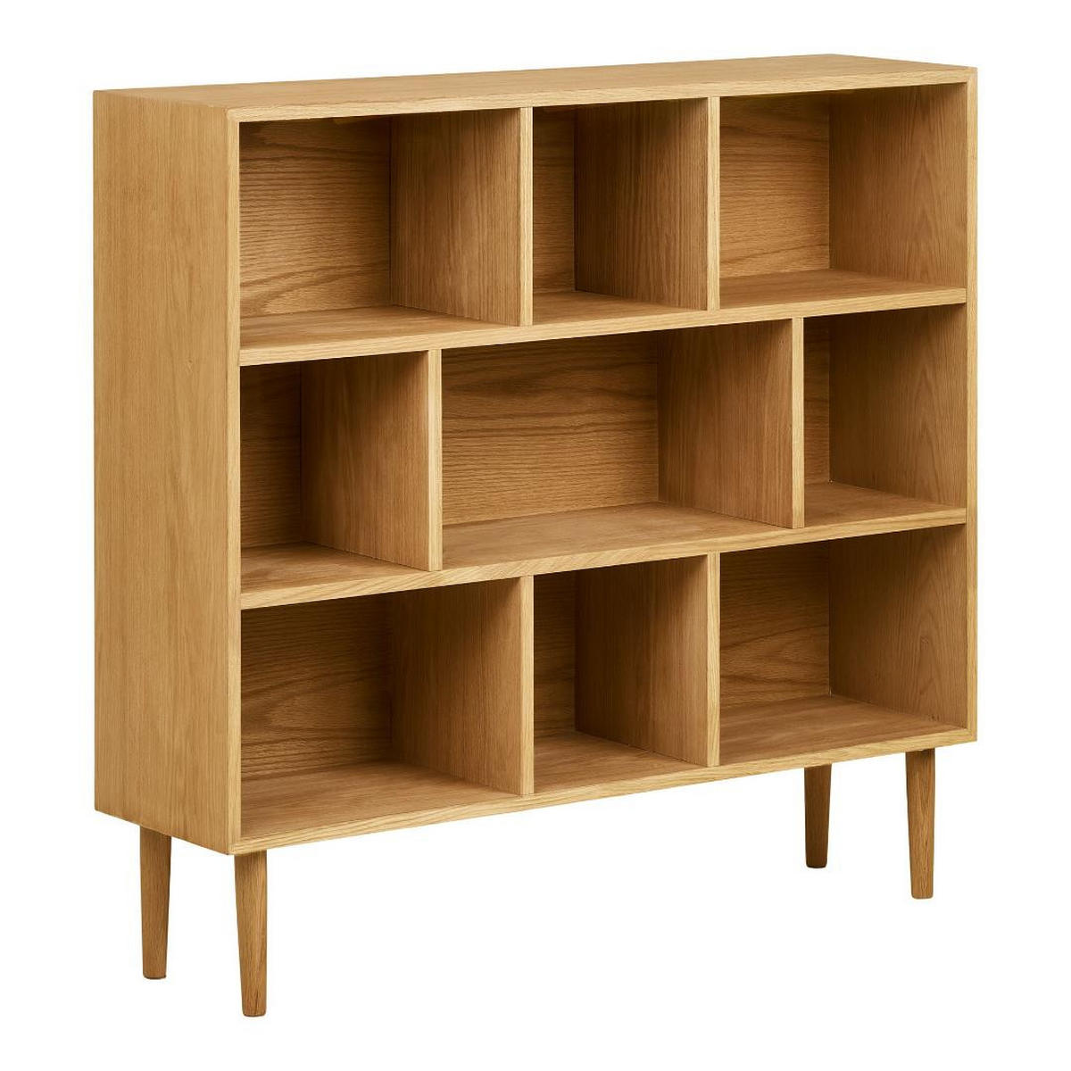 REGAL, Kria, Eiche, MDF, 112 x 30 x 105 cm - Eichefarben, Holzwerkstoff (112/105/30cm) - ebuy24