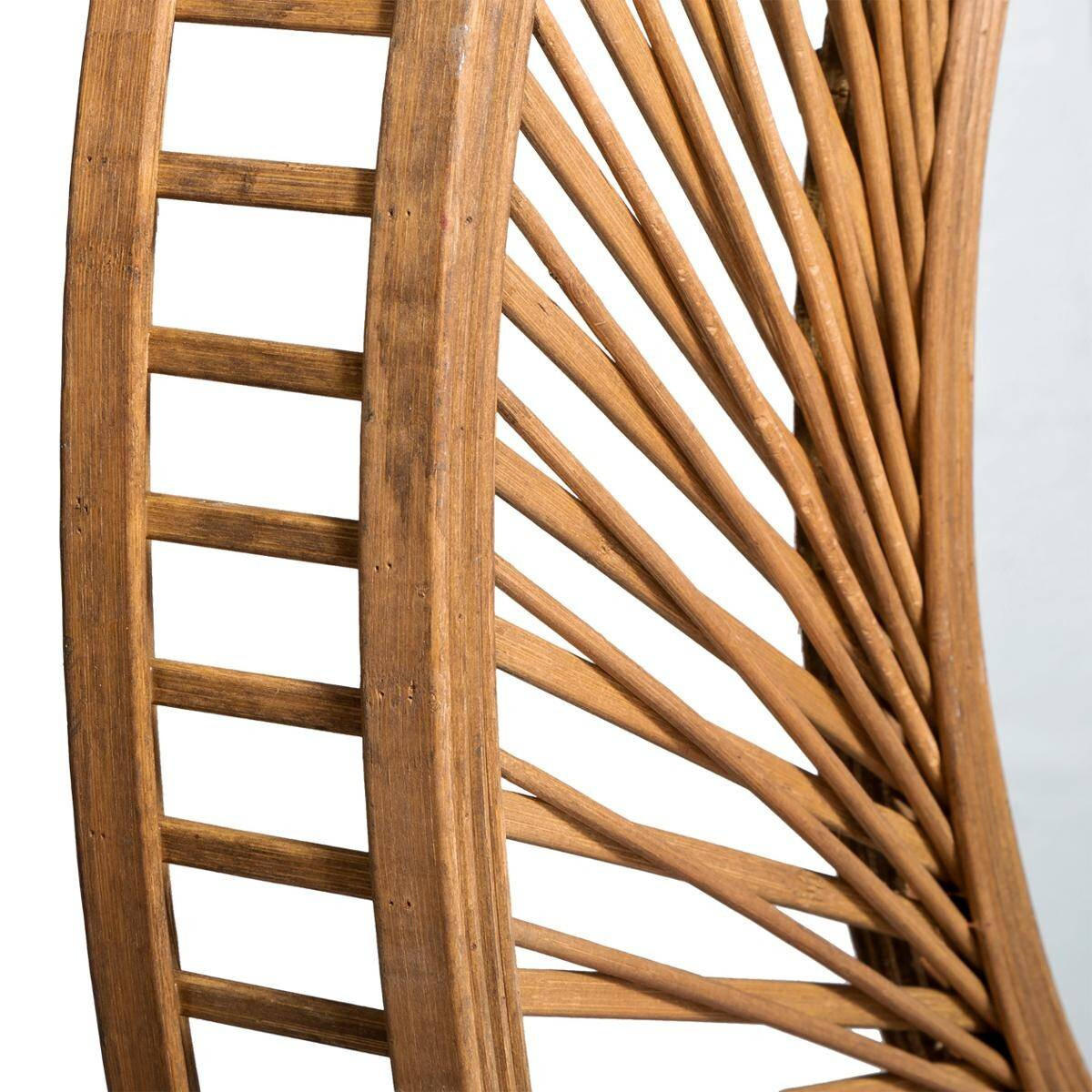 SPIEGEL im Bambusrahmen 72/72/7,4 cm - Braun, Naturmaterialien (72/7.4/72cm) - Atmosphera Createur d´interieur