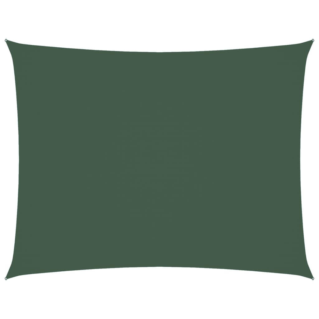 SONNENSEGEL Oxford-Gewebe Rechteckig 2x3,5 m Dunkelgrün - Grün, Textil (350/200cm) - furnicato