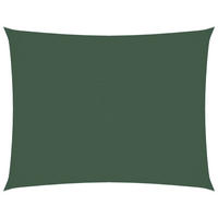 SONNENSEGEL Oxford-Gewebe Rechteckig 2x3,5 m Dunkelgrün - Grün, Textil (350/200cm) - furnicato