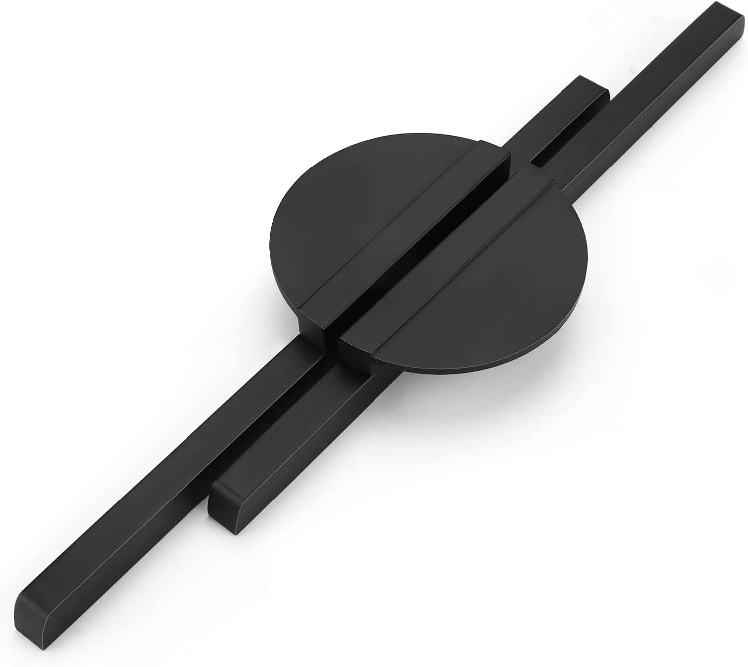 MÖBELGRIFF Schwarz 2er-Set 160 mm - Schwarz, Metall (0.4/1/2.3cm)