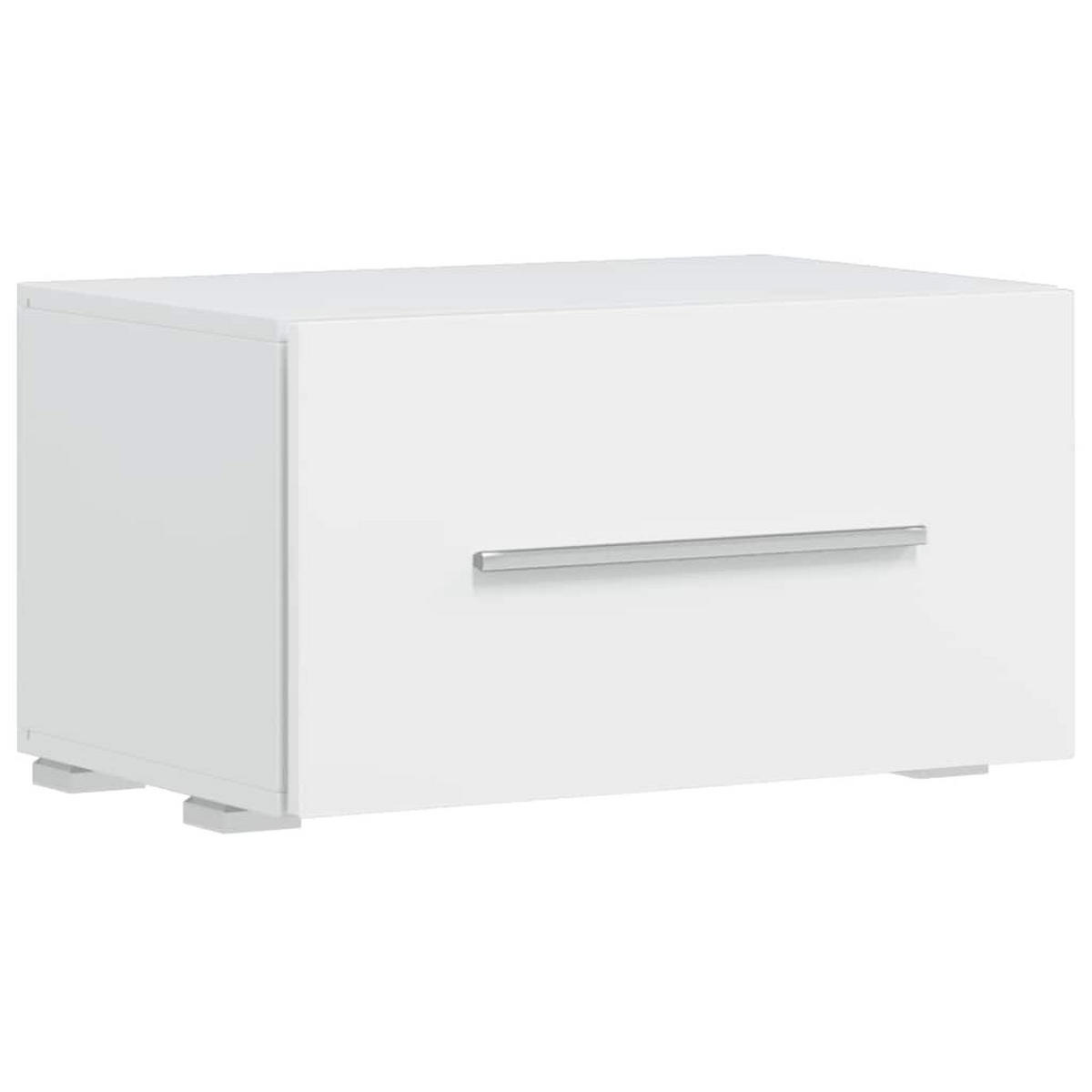 FÜNFTEILIGE WOHNWAND TV-SCHRANK MIT LED-BELEUCHTUNG WEISS - Schwarz/Weiß, Holz (30/35/140cm) - vidaXL