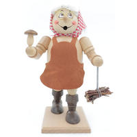 RAUCHFIGUR Wichtel Reisigfrau 23 cm - Multicolor, Holz (11/22/0.1cm)