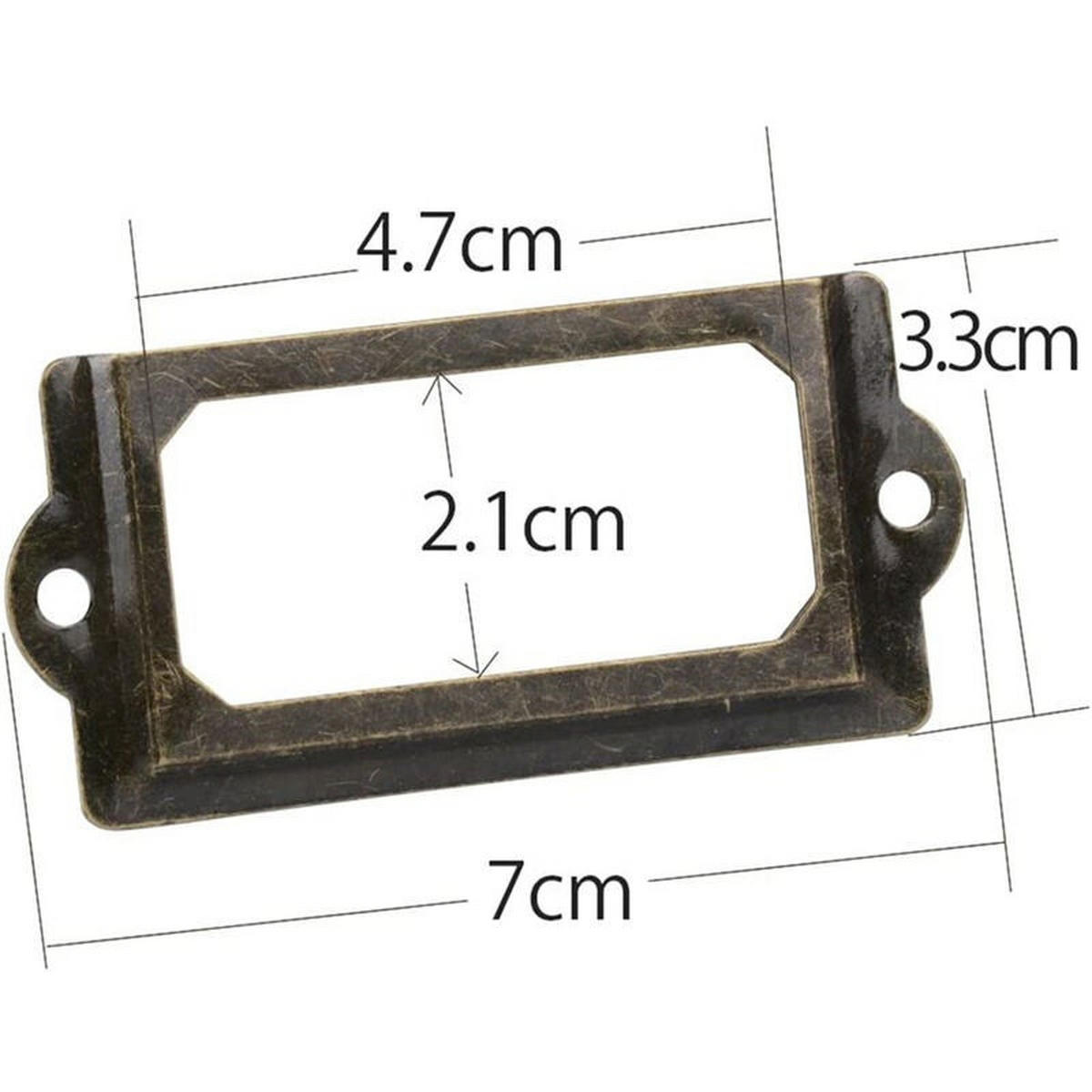 MÖBELGRIFF 30er-Set 70x33 mm - Orange, Metall (3.3/2/7cm)
