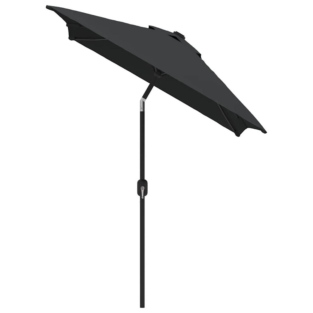 SONNENSCHIRM Mit Metall-Mast 300/200 Cm Anthrazit - Anthrazit, Textil (600/600cm) - vidaXL