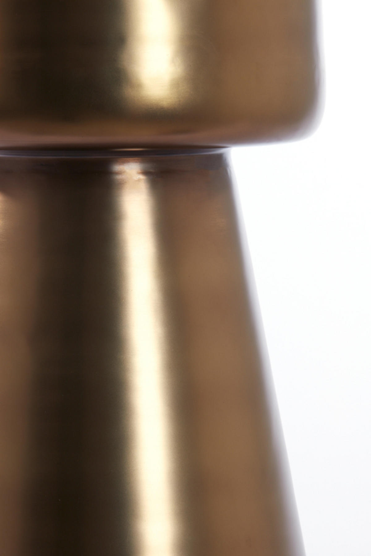 BEISTELLTISCH Dakwa Braun Ø29/47 cm - Braun, Metall (29/29/47cm) - Light & Living