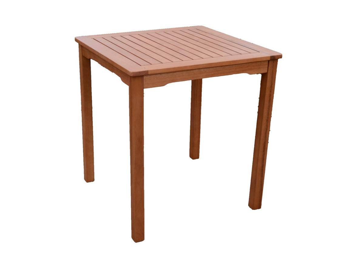 BALKONMÖBEL-SET Tulsa 3-teilig Gartenmöbel-Set - Braun, Holz - DELUKE